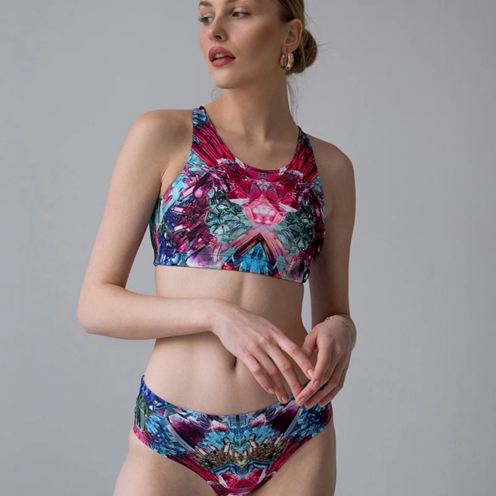 Pole addict bra top-crystallized